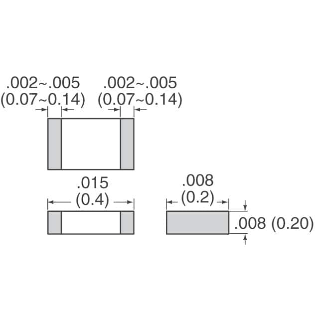 GRM022R60J104ME15L Murata Electronics  Condensadores cerámicos